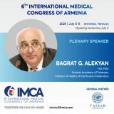 Ведущий специалист в области эндоваскулярной хирургии сердечно-сосудистых заболеваний Баграт Алекян примет участие в 6-ом Международном медицинском конгрессе Армении